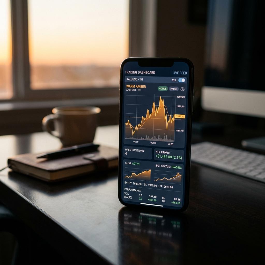Rozhranie platformy Zaltyield Securities v smartfóne